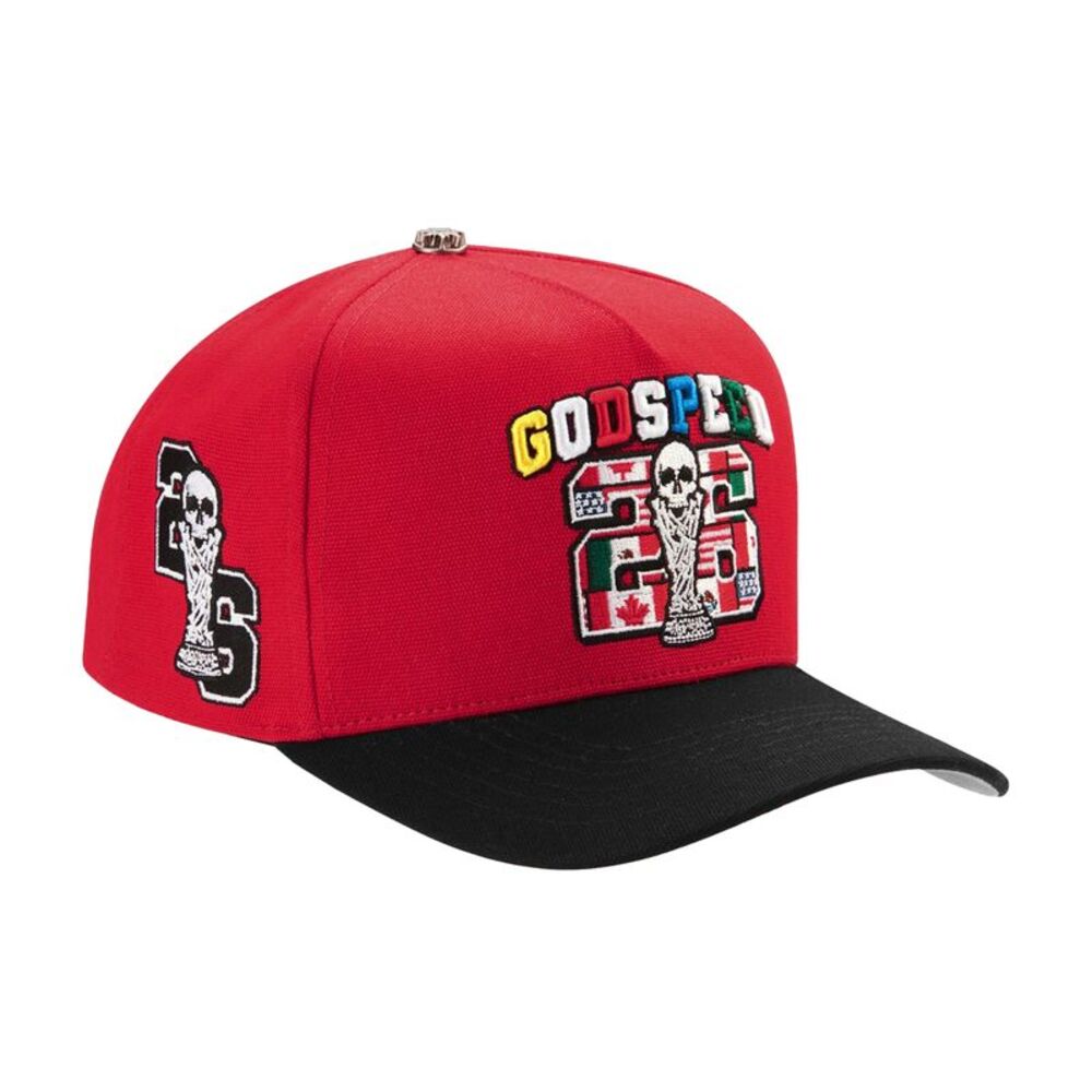 Godspeed Snapback Hat Worl Cup Unisex Black WORL CUP-SNAPBACK HAT
